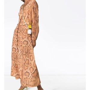 Mara Hoffman Silvana Leopard Print Dress Sz 4 NWOT